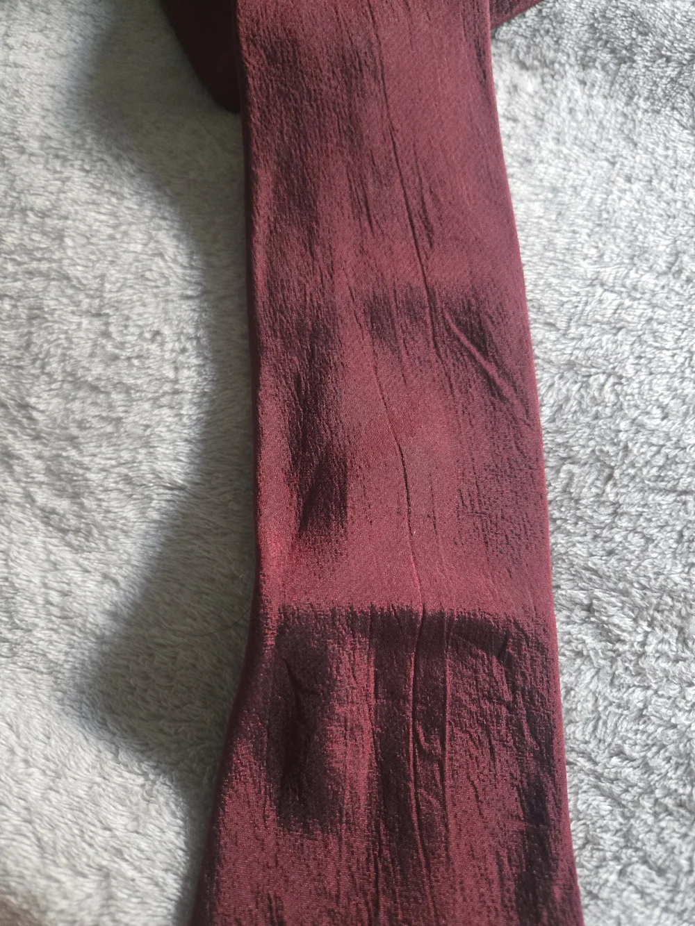 Classic Men's Skinny Tie - Burgundy